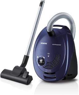 Stofzuiger met zak - Cilinderstofzuiger - Huis schoonmaken - Hygiënefilter - 700 watt - Blauw — thumbnail 1