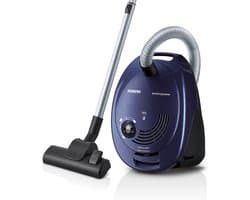 Stofzuiger met zak - Cilinderstofzuiger - Huis schoonmaken - Hygiënefilter - 700 watt - Blauw