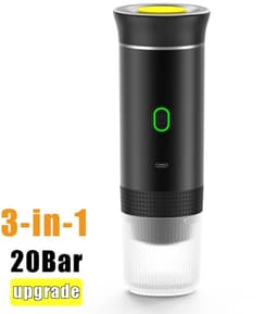 MakkelijkMooi Draagbare Koffiemachine 2-in-1 Serie - Koffiezetapparaat - Koffiecups - Espressomachine - Compact Design - Voor Thuis & Outdoor - Eenvoudig Schoonmaken — thumbnail 1