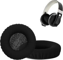kwmobile 2x oorkussens geschikt voor Sennheiser Urbanite XL - Earpads voor koptelefoon in zwart — thumbnail 2