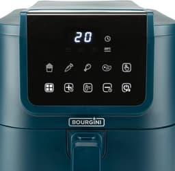 Compacte Airfryer met Keramische Coating - Gezond Frituren zonder PFAS (8L, Blauw) — thumbnail 2