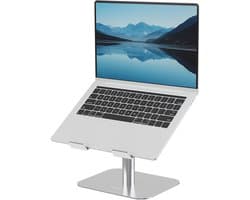 Fellowes Alumia™ Laptop standaard – Ergonomische Bureau‑Standaard – Gemaakt van 96% Gerecycled Materiaal - – Zilver