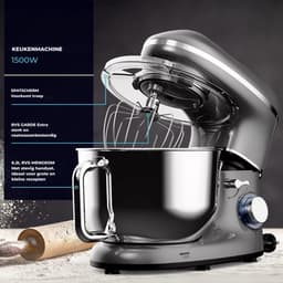 Core® Mixer met Mengkom - Keukenmachine - Handmixer - Grijs- 43cm x 36cm x 27cm — thumbnail 4