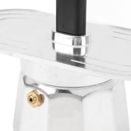 Espressomachine met 2 kopjes, klassiek Italiaans koffiezetapparaat met kookplaat, doe-het-zelf conduit koffiepot voor thuiscafé, 100 ml dubbele kop. — thumbnail 4