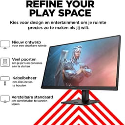 HP Omen 27 - Full HD Gaming Monitor - 165hz - 27 inch — thumbnail 4
