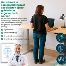 Albatros bureau onderstel LIFT, 2x motoren, elektrisch bureauframe in hoogte verstelbaar met geheugenfunctie voor buro - Bureau poten, Bureau frame, Bureautafel, Burotafel, Secretaire bureau — thumbnail 3