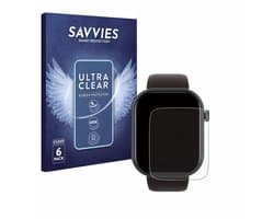Savvies - Screenprotector voor Smartwatch IDW19 1.8" - Folie Beschermfolie transparant 6 Stuks