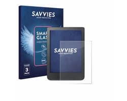 3 Stuks Savvies Screenprotector - geschikt voor Kobo Clara HD (6") / BW / Colour - beschermfolie glas transparant