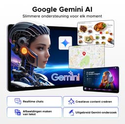 POCKAM P11 Tablet - 48GB RAM+128GB ROM/TF 2TB - Android 16 - 11 inch tablet 90Hz - T7250 - 8800mAh - 13MP+5MP - Gemini AI - Widevine L1 - Face ID - 5G WIFI - Dubbele luidsprekers - Pen, toetsenbord, muis - Grijs — thumbnail 5