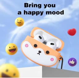 Allecto - Siliconen TPU Beschermhoes - Schattig en Grappig - Inclusief Sleutelhanger - Corgi - Geschikt voor HUAWEI FreeBuds SE 4 ANC — thumbnail 2