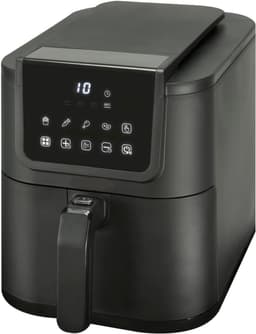 REN® Airfryer xl - Airfryer xxl - Heteluchtfriteuse - 5 Liter - met keramische antiaanbaklaag - Zwart - 29cm x 23cm x 40cm — thumbnail 1