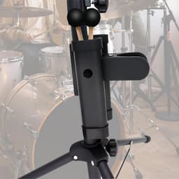 Drumstokhouder voor Drumkit - Universele Clip-On Houder met Snelsluiting en Verstelbare Hoek — thumbnail 3