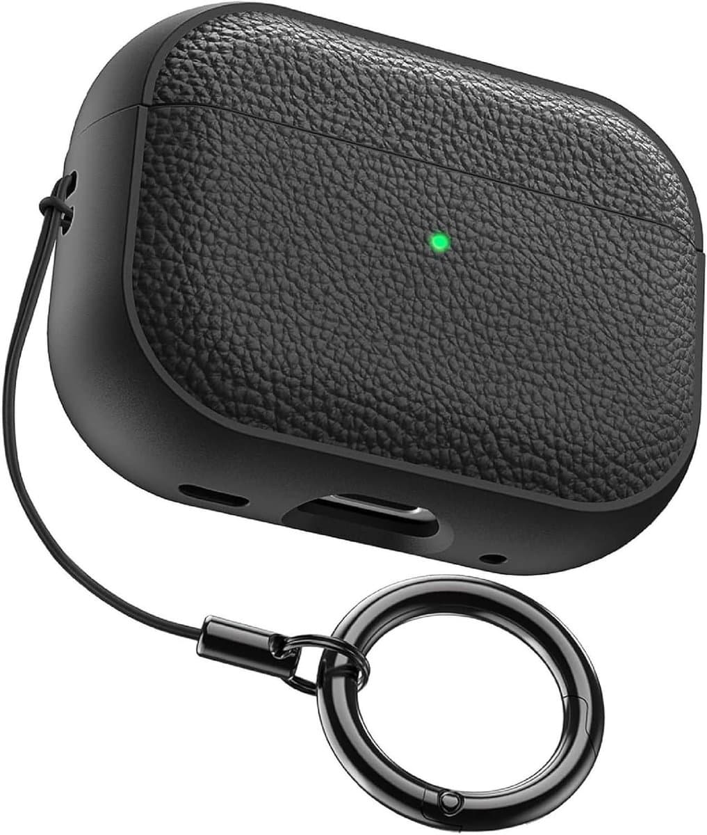 Allecto- Beschermhoesje voor Airpods Pro 3 - TPU - Lichtgewicht - Schokbestendig - Draagbaar - Zwart. — afbeelding 1