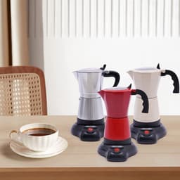Elektrisch Italiaans Koffiezetapparaat voor Espressokoffie Thuis en Kantoor — thumbnail 4