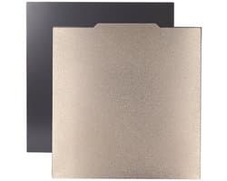 3D Printer Plaat - Print Oppervlak - Model Printen - Dubbelzijdig PEI - 332x340 Mm - Zwart