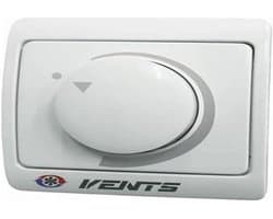 Traploze Toerentalregelaar Dimmer voor Ventilator Opbouw Inbouw Wit