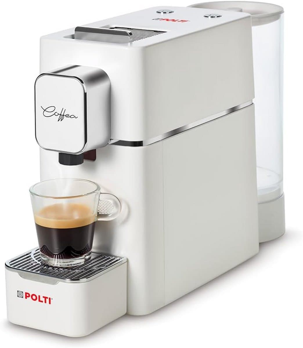 Espressomachine voor E.S.E. Pads 44 mm – 19 Bar Pompdruk, 0,85L Tank, Wit — afbeelding 1