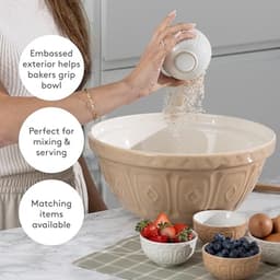 Mengkom Porselein 33 cm - Multi Kleuren, 6 Liter - Chipbestendig en Ergonomisch — thumbnail 2