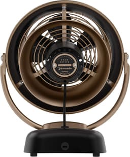 Vintage metalen ventilator voor bureaus - 12 inch — thumbnail 2