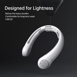 Draagbare Nekventilator met 5 Snelheden en Lange Batterijduur - Handfree Persoonlijke Ventilator — thumbnail 1
