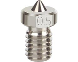3D printer reserveonderdelen - 3D Printer Nozzles - 5-delige 0,5mm TC4 Legering Hoge Snelheid Hotend Nozzles, Geschikt voor Ender3/CR10