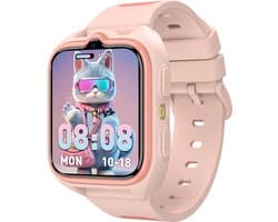 Blackview Z30 - Smartwatch - Kindersmartwatch 1 - 1,75 inch IPS-scherm - 4G - IP68 waterdicht - GPS - 800 mAh - Bluetooth 5.3 - Roze