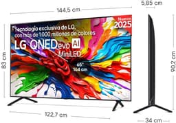 LG 65QNED92A6A - 65 inch - 4K QNED Evo MiniLED - 2025 — thumbnail 6