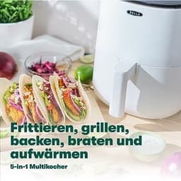 3 L Touchscreen Airfryer - mat wit — thumbnail 2