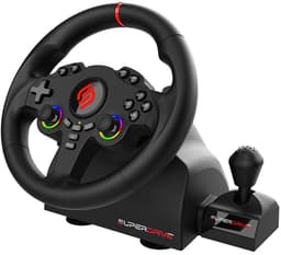 Subsonic Superdrive 220 RS-X Zwart USB Stuur + pedalen + versnellingspook Nintendo Switch, Nintendo Switch 2, PC, PlayStation 4, Xbox One, Xbox Series S, Xbox Series X — thumbnail 4
