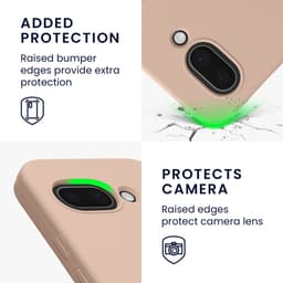 kwmobile telefoonhoesje geschikt voor Google Pixel 9a - Hoesje met siliconen coating - Smartphone case in oudroze — thumbnail 7