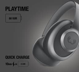 Fresh 'n Rebel Clam Blaze 2 – Draadloze Bluetooth Koptelefoon – 80 uur Speelduur – Inclusief App - Met volume wiel - Storm Grey — thumbnail 5