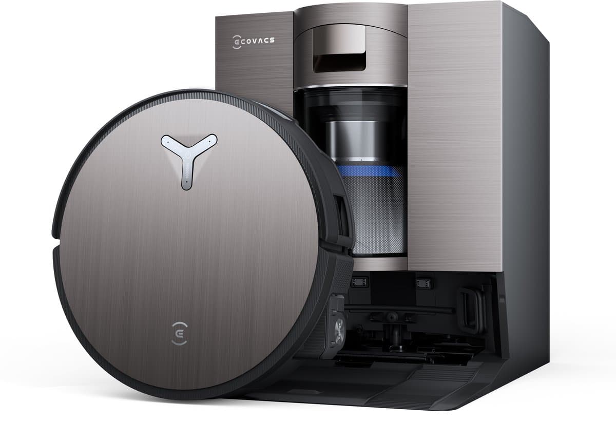 ECOVACS - DEEBOT X11 Omnicyclone EU - Robotstofzuiger - Dweil functie - 19.500 Pa zuigkracht- Zelfreinigende Robotstofzuiger met Warmwater – Dweilsysteem - Automatisch Leegstation - Geschikt voor dierenharen — afbeelding 1