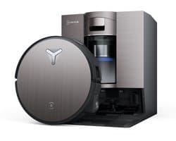 ECOVACS - DEEBOT X11 Omnicyclone EU - Robotstofzuiger - Dweil functie - 19.500 Pa zuigkracht- Zelfreinigende Robotstofzuiger met Warmwater – Dweilsysteem - Automatisch Leegstation - Geschikt voor dierenharen