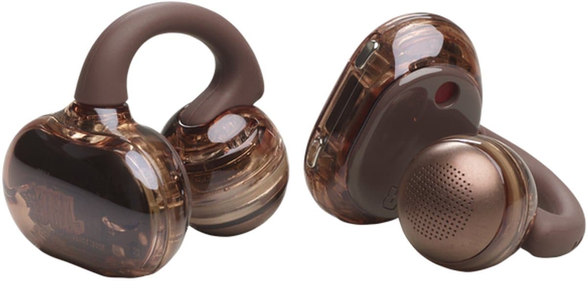 JBL Soundgear Clips - Open ear Oortjes - Oortjes Draadloos - Sport Oordopjes - Bluetooth - Clip On - Hardlopen - 32 uur - Spatwaterdicht - IP54 - Oorclips - Copper — afbeelding 1