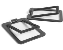 Azomor® Verstelbare speakerstandaard voor compacte luidsprekers met schuimdemper