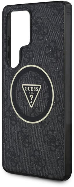 Guess IML 4G Glitter en Triangle Logo geschikt voor Samsung Galaxy S25 Ultra - Geschikt voor MagSafe - Grijs — thumbnail 2