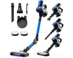 Draadloze Stofzuiger met 25 kPa en LED-verlichting - 160W, 2 Modi, Tot 40 Minuten Loopduur