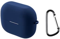 Telestore - hoesje geschikt voor Samsung Galaxy Buds3 FE / Buds 3 / 3 Pro soft case cover - donker blauw - TPU hoesje Beschermhoes - Samsung Galaxy Buds3 FE / Buds 3 / 3 Pro Cover - Buds3 hoesje - gel hoesje met sleutelhanger — thumbnail 1