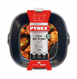 Pyrex Metalen mand/bak met handvat voor AIR FRYER 22x21 cm vierkant — thumbnail 1