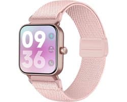 Nylon Magnetische Band gescht voor Veryfit Smart Watch IDW19/IDW13/IDW16/IDW18, 22MM Elastische voor Gloryfit P66/P66D/P72/P95, TUYOM LW36, H1/D1,T50S, Y6, R30PRO,YB54, G39, AGPTE LW11