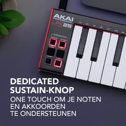 Akai Professional LPK25 - USB MIDI-Keyboardcontroller met 25 Responsieve Synth-Toetsen voor Mac en PC, Arpeggiator en Muziekproductiesoftware — thumbnail 5