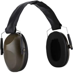 Noise Cancelling Headsets, Earmuffs Adjustable Noise Cancelling Hearing Protection Antinoise Noise Cancelling Headset Adult Child for Shooting (Army Green), Army green — thumbnail 1