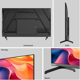 CHiQ U43QM10V - Smart TV 43 Inch - QLED Pro Google TV - UHD 4K - Randloos Metal Design - Dolby Audio - Nieuw — thumbnail 15