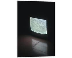 Forex - Televisie zonder Beeld  - 60x90cm Foto op Forex