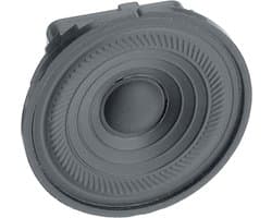 Visaton K 50 WP - 50 Ohm 2 inch 5 cm Mini-luidspreker 2 W 50 Ω Zwart Kunststof membraan, Vochtbestendig, UV-bestendig