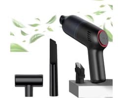 Happyment Kruimeldief - Handstofzuiger - Snoerloos - Draadloos - Auto Stofzuiger - Caravan - Best Verkocht - Zwart