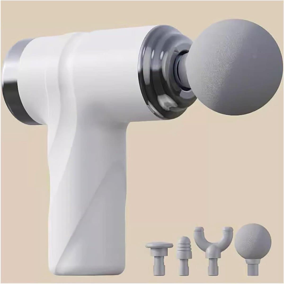 Draagbare Massage Gun - Spierontspanner Elektrisch - Spierherstel Bevorderen - 6 Snelheden 4 Opzetstukken — afbeelding 1
