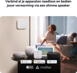 tado° Draadloze Slimme Thermostaat X (2e gen.) Multi-Room Starterskit - Incl. 2 Radiatorknoppen - OpenTherm & Relay - Matter, Google Home, Alexa & Apple Home - Wit — thumbnail 4