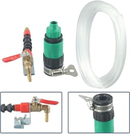 Stofverwijderaar Watersproeier - Snijmachine Accessoire - Stofbeheersing Werkplaats - Roestvrijstalen Beugels - 6 mm Slang Compatibel - Zwart Rood — thumbnail 4