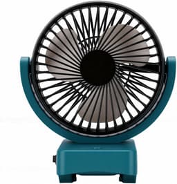 Draagbare Ventilator - Draadloze Koeler - Bouwplaats Koeling - 360° Rotatie - 18.5 x 16 x 10 cm - Zwart — thumbnail 2